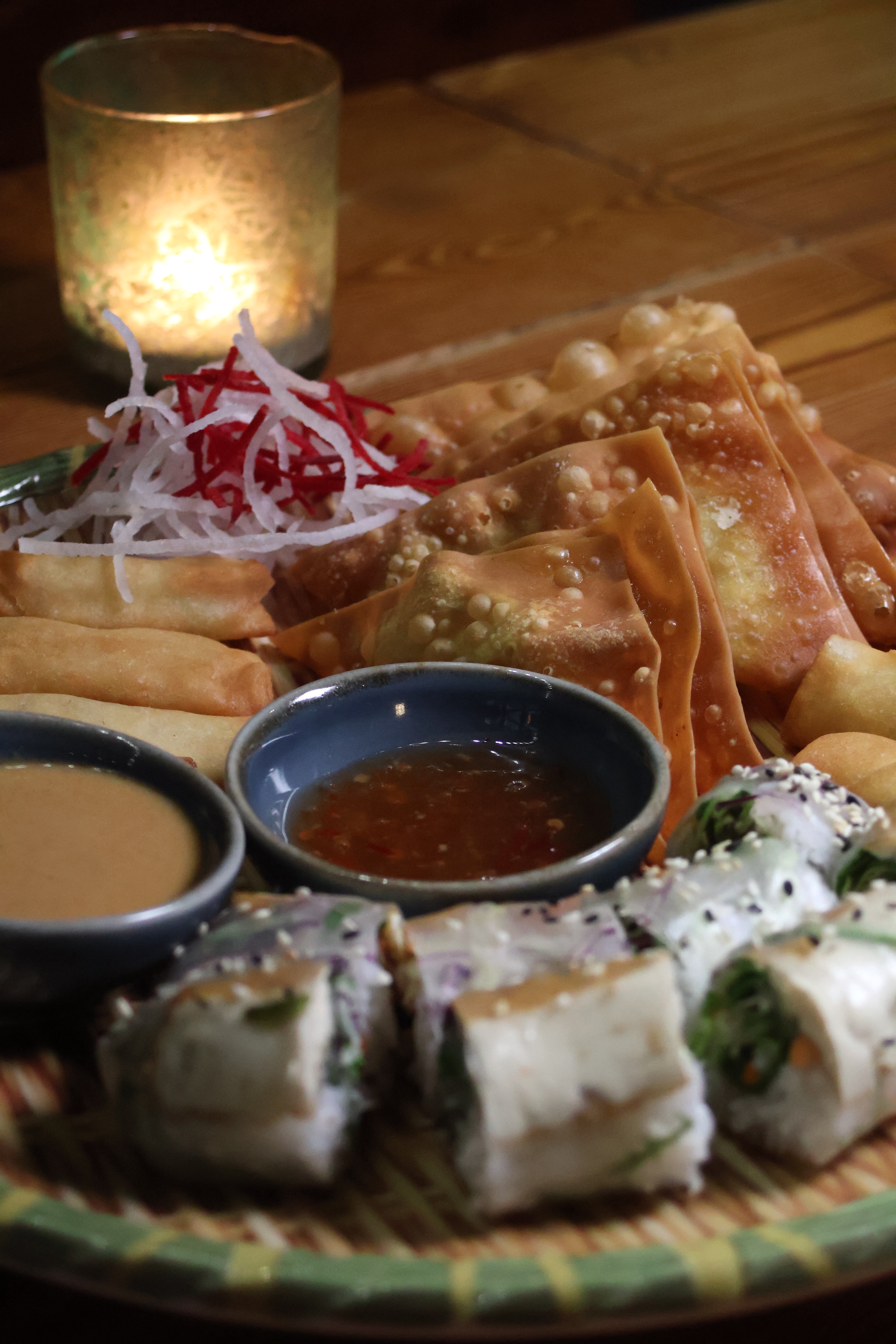 Veganer Vorspeisenmix